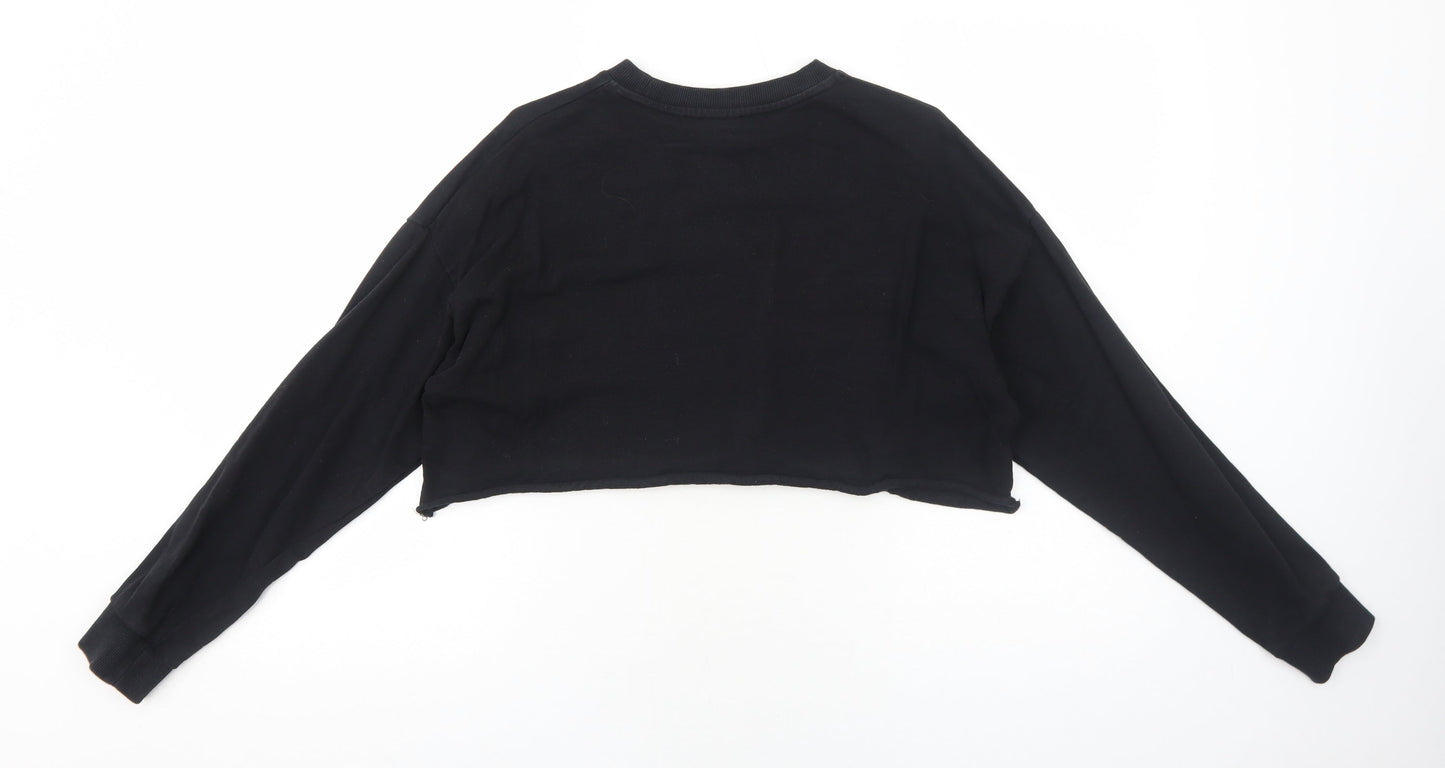 Womens UK Size 8 ASOS Black Pullover Sweatshirt