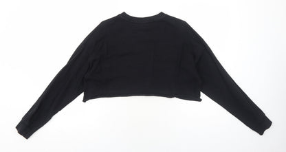 Womens UK Size 8 ASOS Black Pullover Sweatshirt