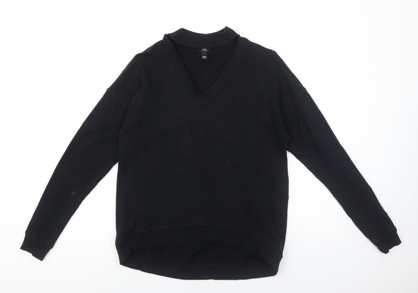 Womens UK Size S River Island Black Pullover Jumper