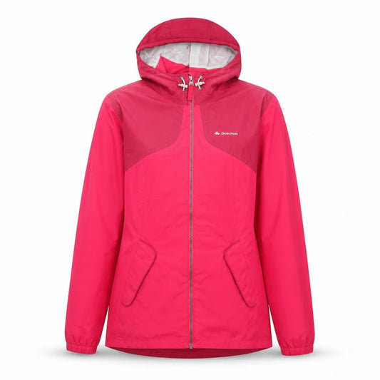Womens UK Size L DECATHLON Pink Windbreaker Coat