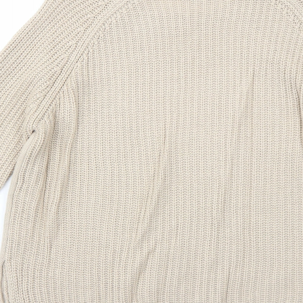 Womens UK Size 8 ASOS Beige Pullover Jumper