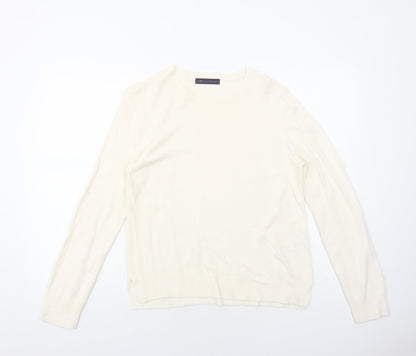 Womens UK Size 16 Marks and Spencer Ivory Pullover Jumper