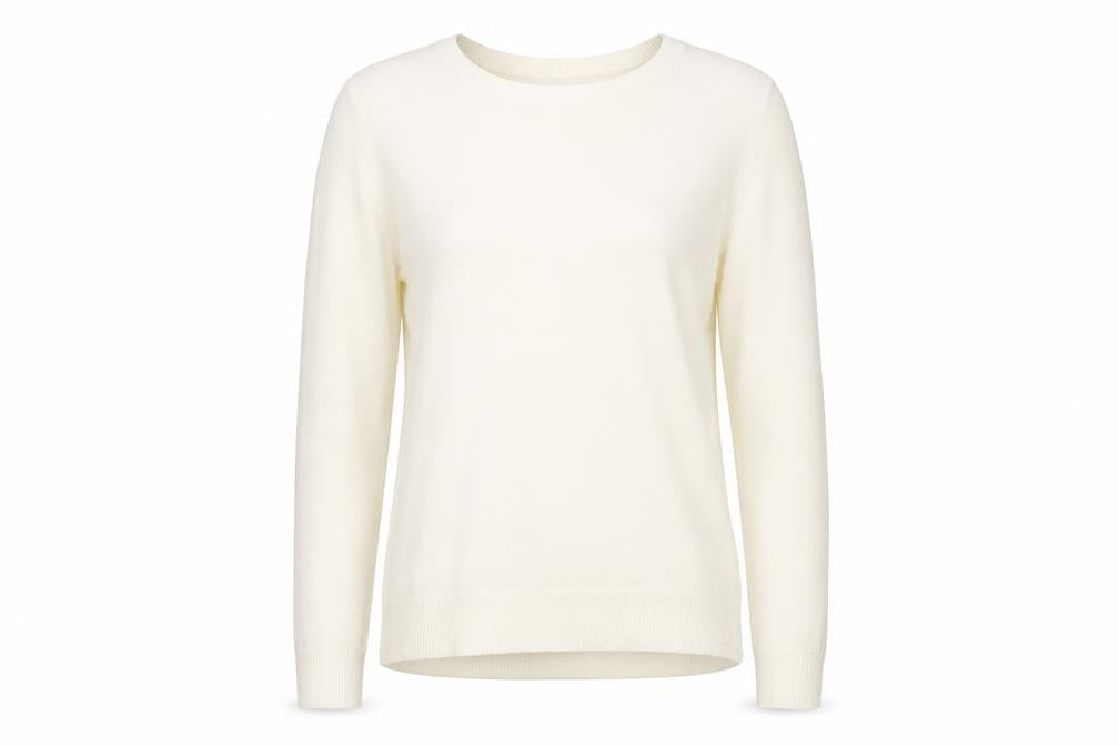 Womens UK Size 16 Marks and Spencer Ivory Pullover Jumper