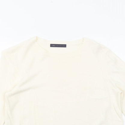 Womens UK Size 16 Marks and Spencer Ivory Pullover Jumper