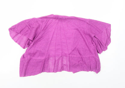 Womens UK Size 8 Marks and Spencer Purple Cardigan Jumper