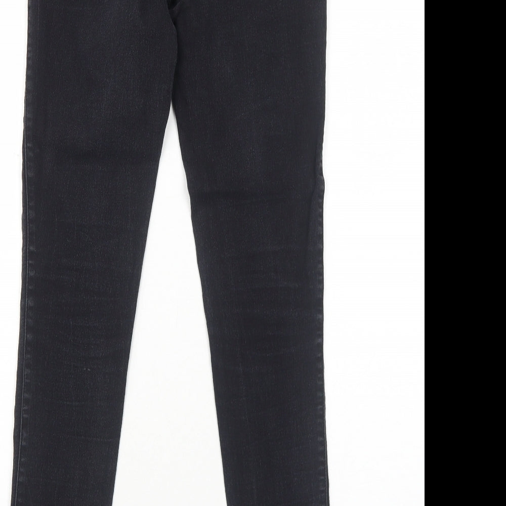 Primark Womens Black Cotton Jegging Jeans Size 8 Regular