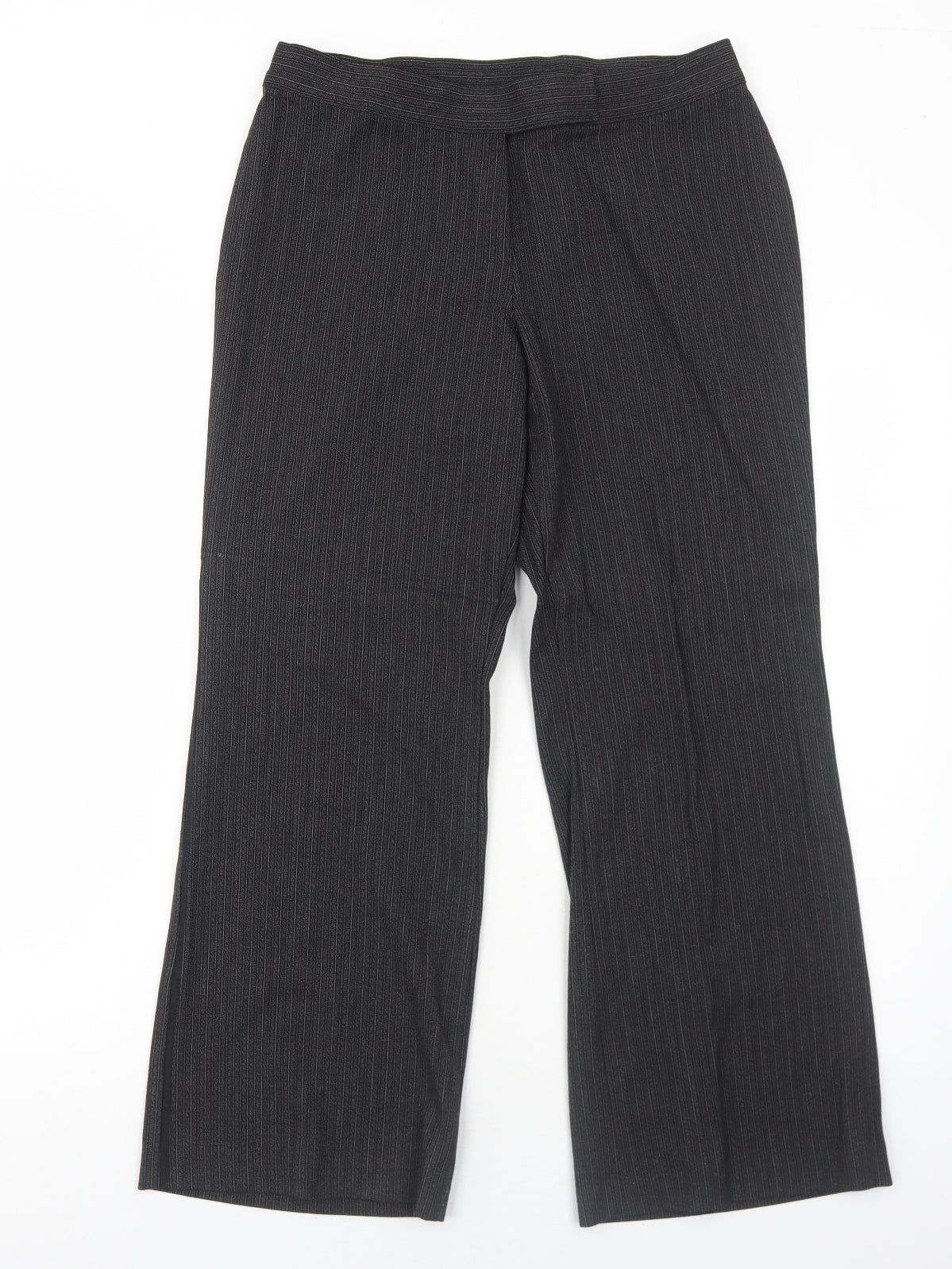 Womens UK Size 14 Marks and Spencer Regular Fit  Grey Trousers