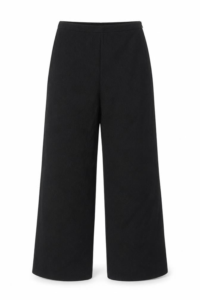Womens UK Size 12 AMARANTO Regular Fit  Black Trousers