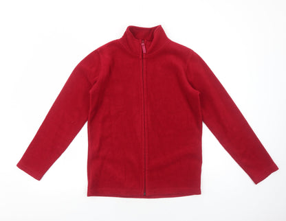 Jeff&Co Womens Red Jacket Size S Zip