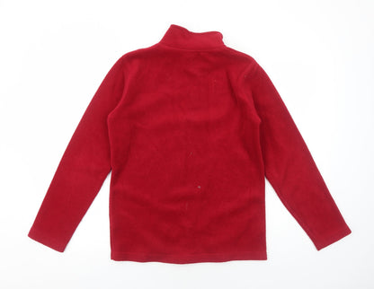 Jeff&Co Womens Red Jacket Size S Zip