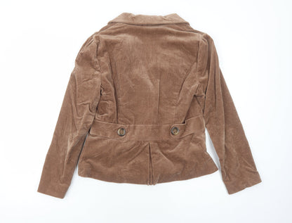 Womens UK Size 10 CC Brown Jacket