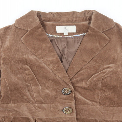 Womens UK Size 10 CC Brown Jacket