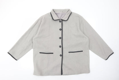 Womens UK Size L Preworn Grey Jacket