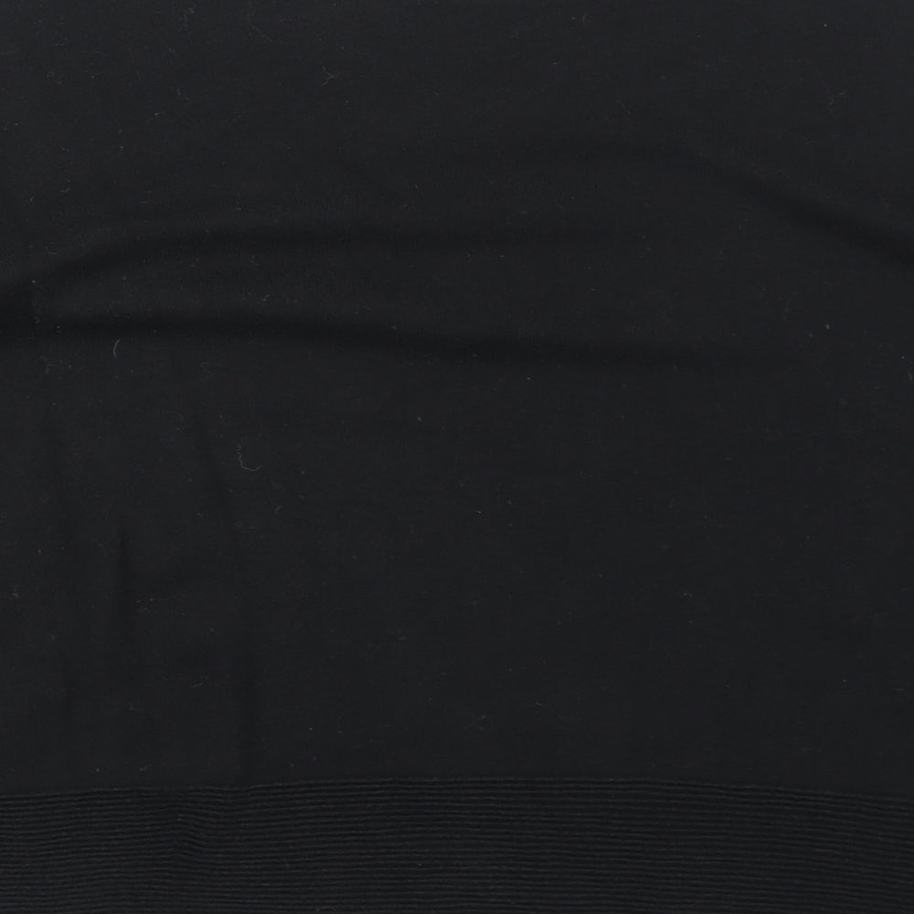 Womens UK Size M Ann Taylor Black Basic Blouse