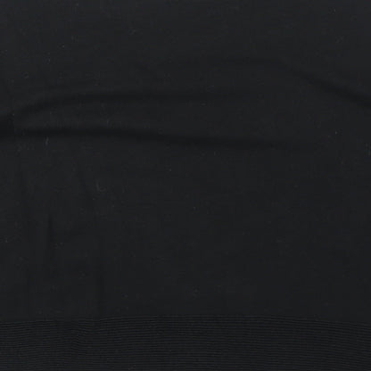 Womens UK Size M Ann Taylor Black Basic Blouse