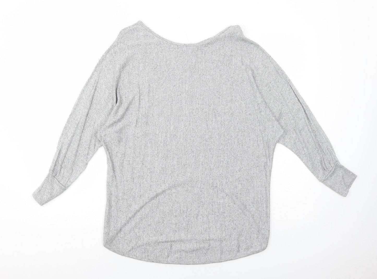 Womens UK Size 10 Izabel London Grey Basic Blouse