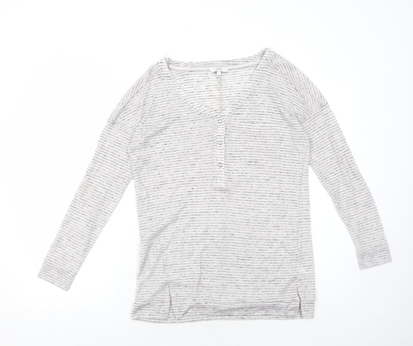 Womens UK Size 8 NEXT White Basic T-Shirt