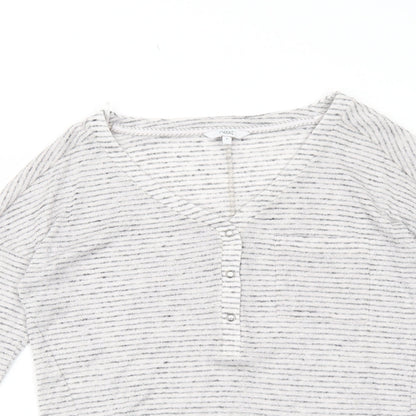 Womens UK Size 8 NEXT White Basic T-Shirt