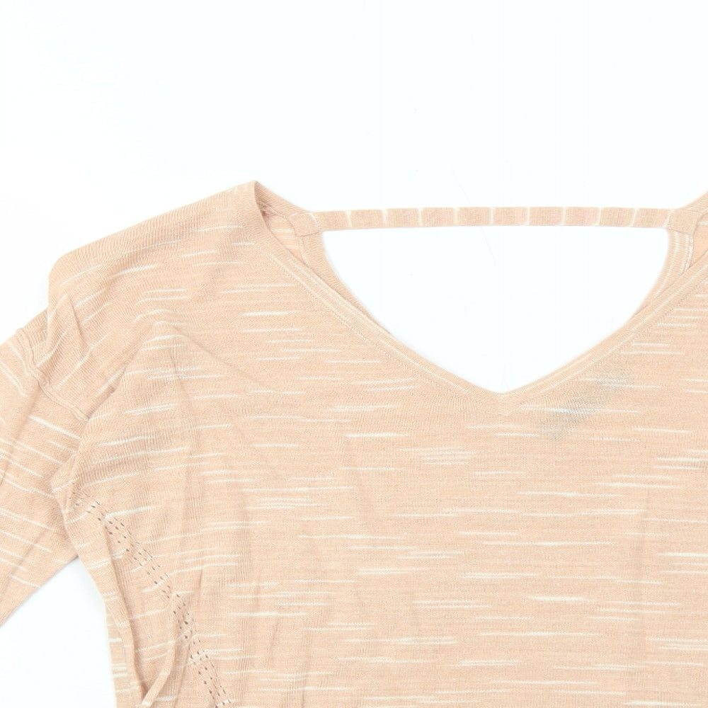 Womens UK Size M Marks and Spencer Pink Basic Blouse