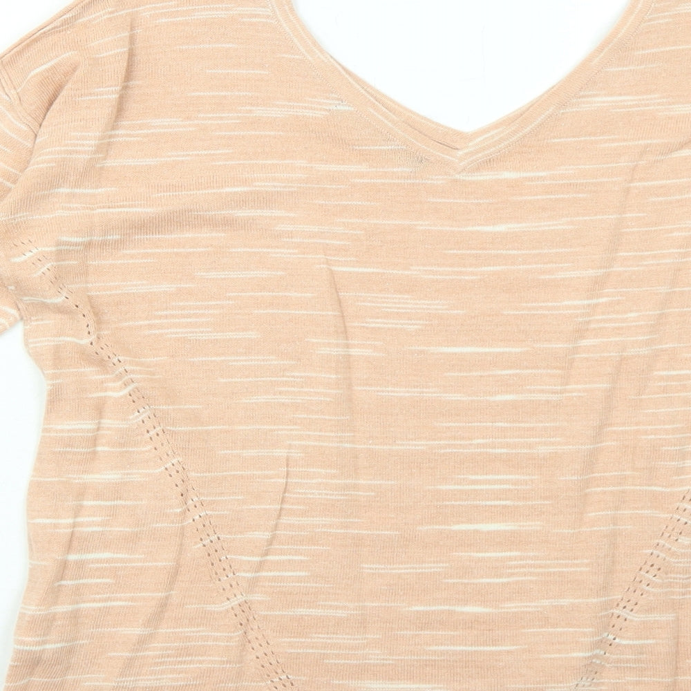 Womens UK Size M Marks and Spencer Pink Basic Blouse