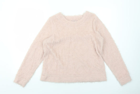 Womens UK Size 14 NEXT Pink Pullover Jumper