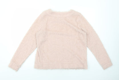 Womens UK Size 14 NEXT Pink Pullover Jumper