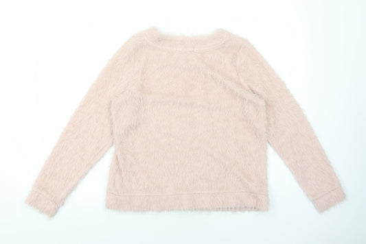 Womens UK Size 14 NEXT Pink Pullover Jumper