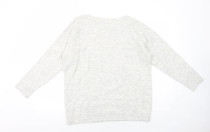 Womens UK Size L Dorothy Perkins Grey Pullover Jumper
