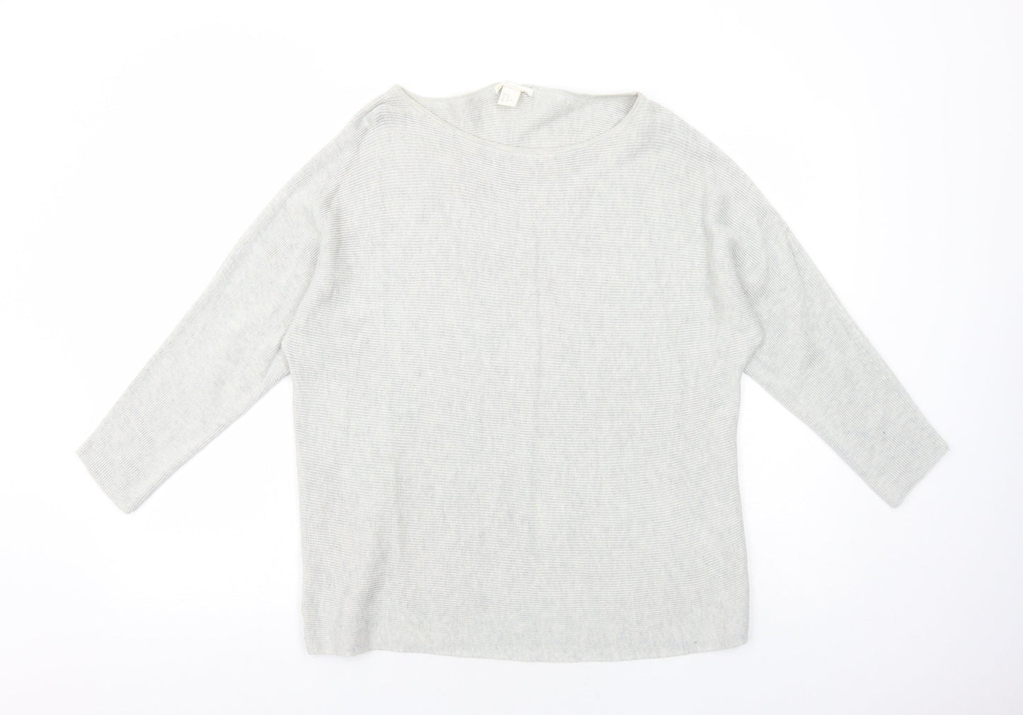 Womens UK Size M H&M Grey Pullover Jumper
