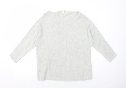 Womens UK Size M H&M Grey Pullover Jumper