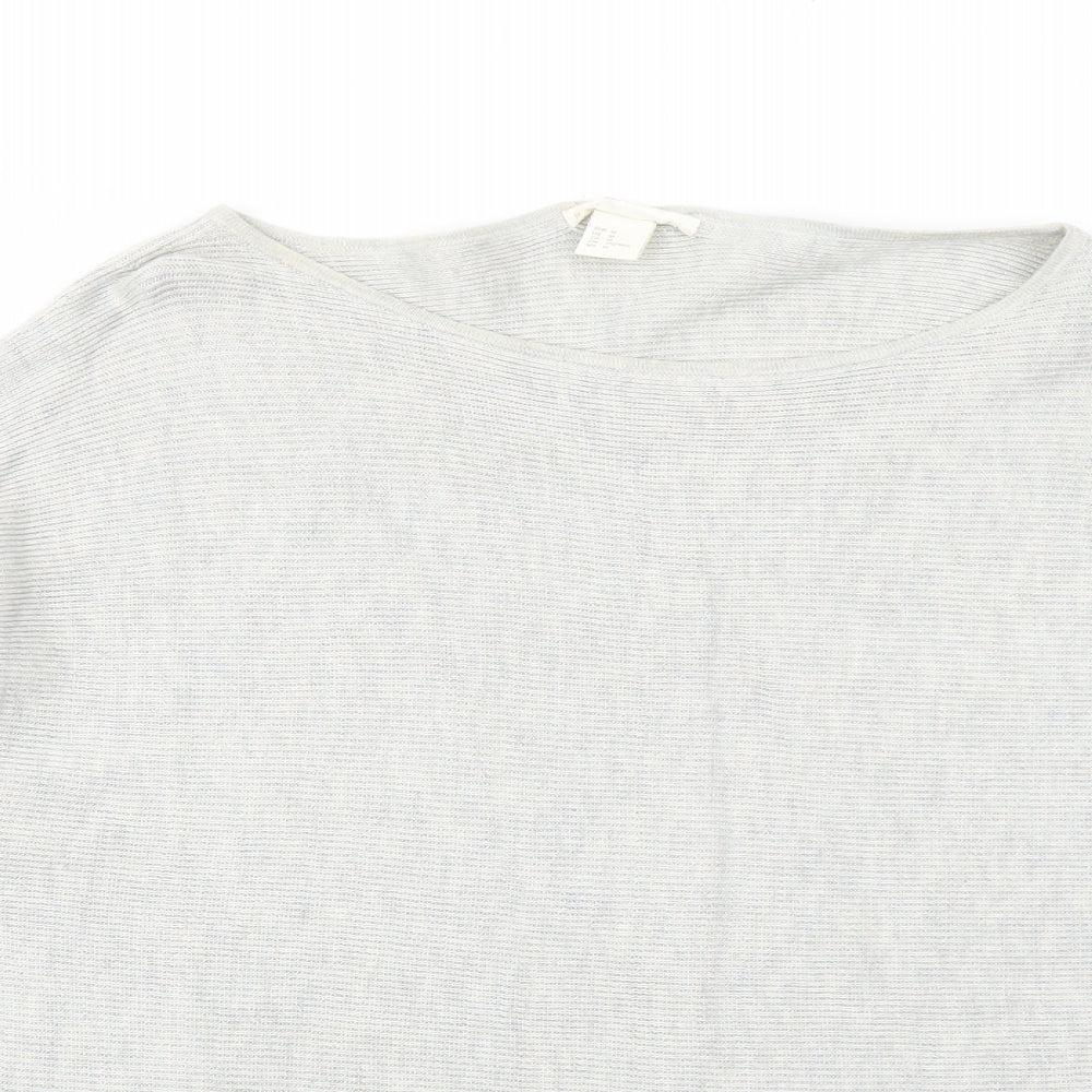 Womens UK Size M H&M Grey Pullover Jumper