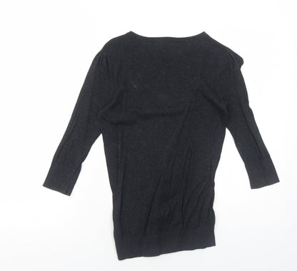 Womens UK Size 8 Topshop Grey Pullover Jumper