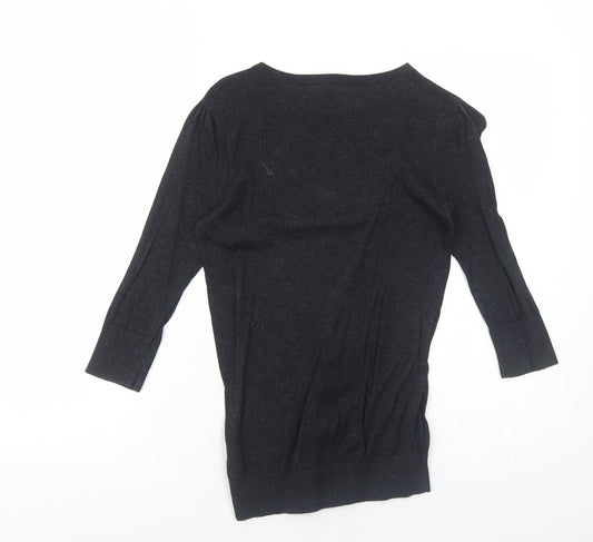 Womens UK Size 8 Topshop Grey Pullover Jumper