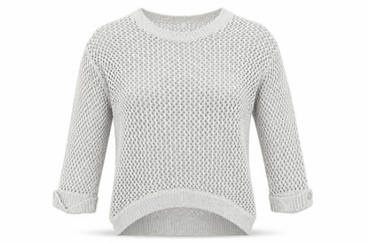 Womens UK Size S Wallis Grey Pullover Jumper