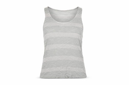Womens UK Size 8 Topshop Grey Basic Tank