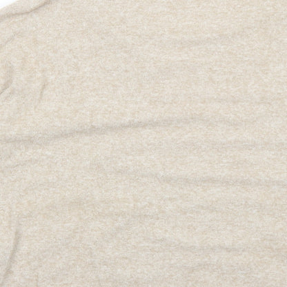 Womens UK Size S Zara Beige Pullover Jumper