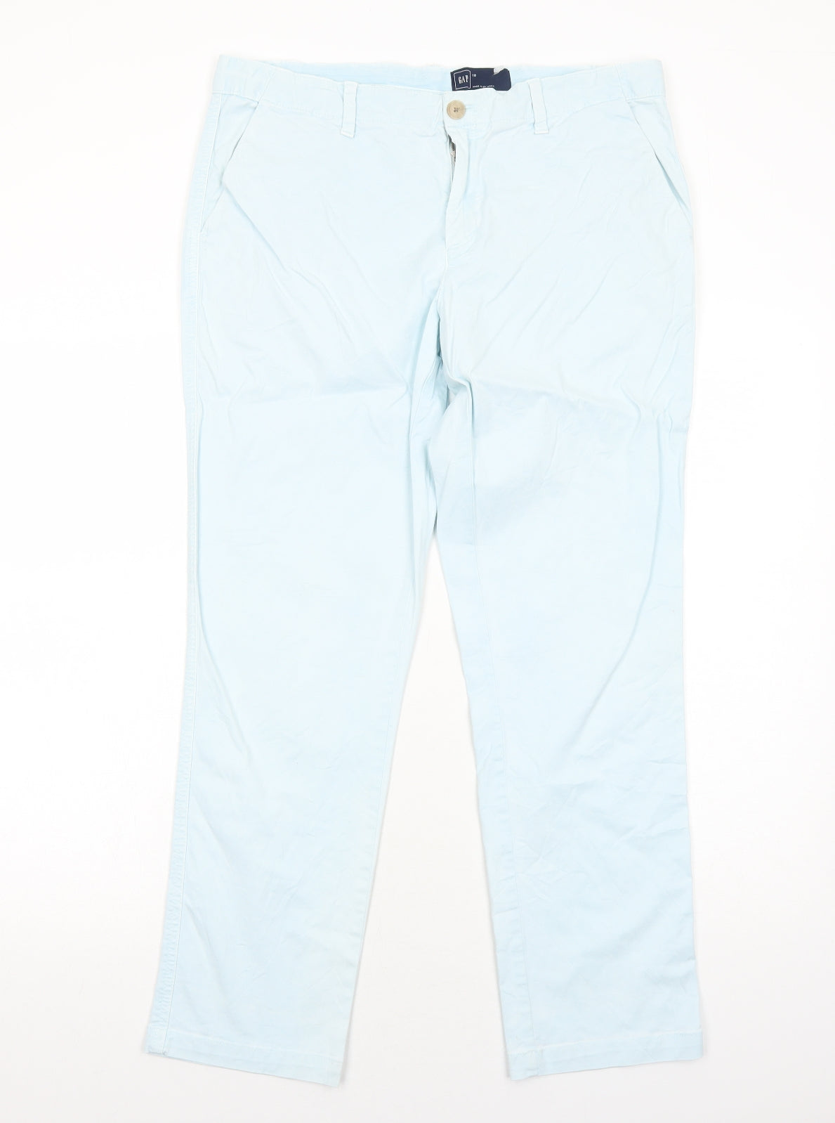 Womens UK Size 10 Gap Regular Fit  Blue Trousers