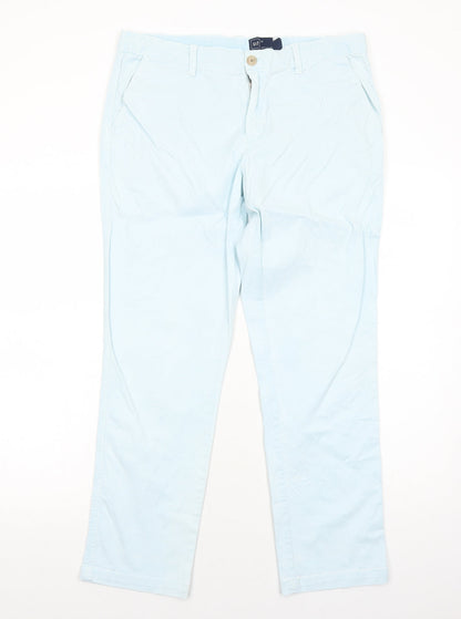 Womens UK Size 10 Gap Regular Fit  Blue Trousers
