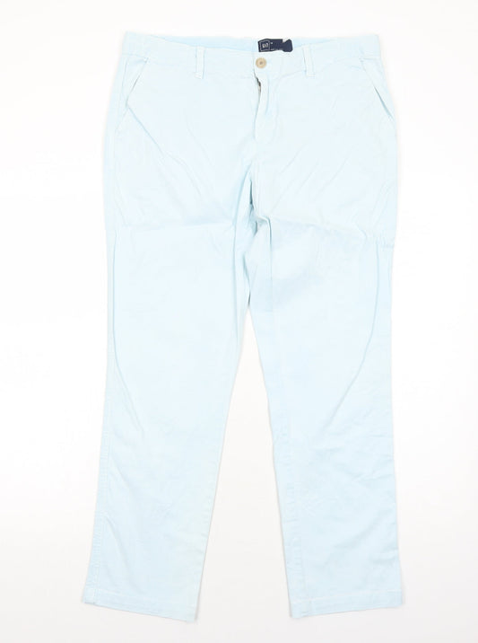 Womens UK Size 10 Gap Regular Fit  Blue Trousers