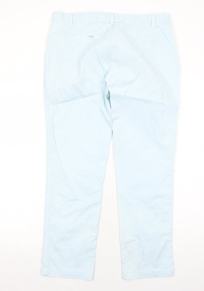 Womens UK Size 10 Gap Regular Fit  Blue Trousers