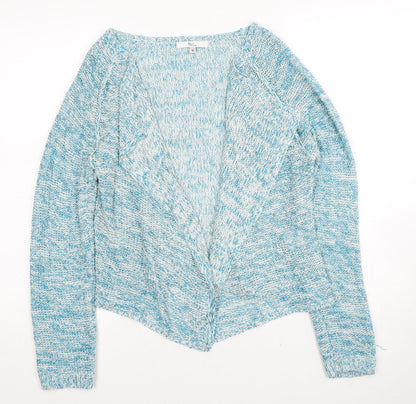 Womens UK Size M Klass Blue Cardigan Jumper