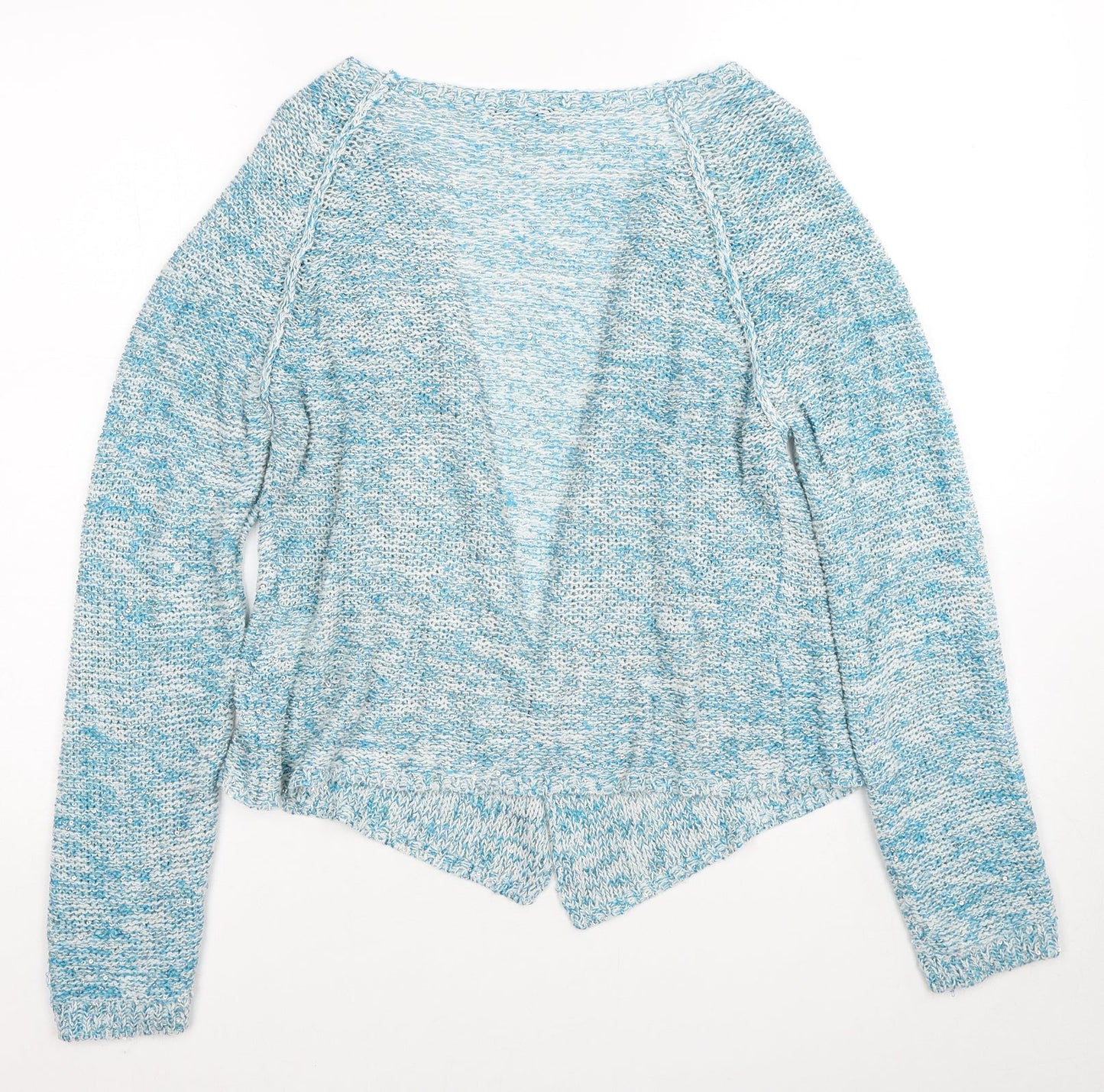 Womens UK Size M Klass Blue Cardigan Jumper