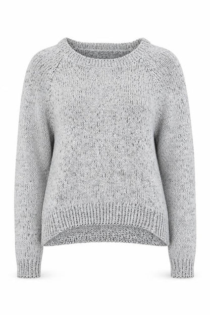 Womens UK Size XS H&M Silver Pullover Jumper