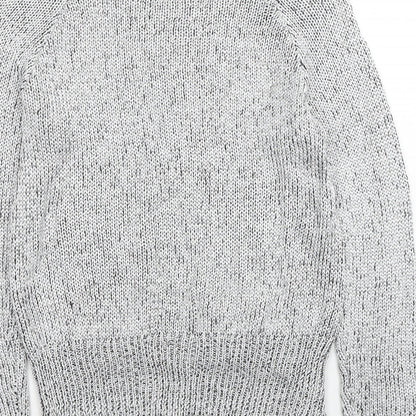 Womens UK Size XS H&M Silver Pullover Jumper