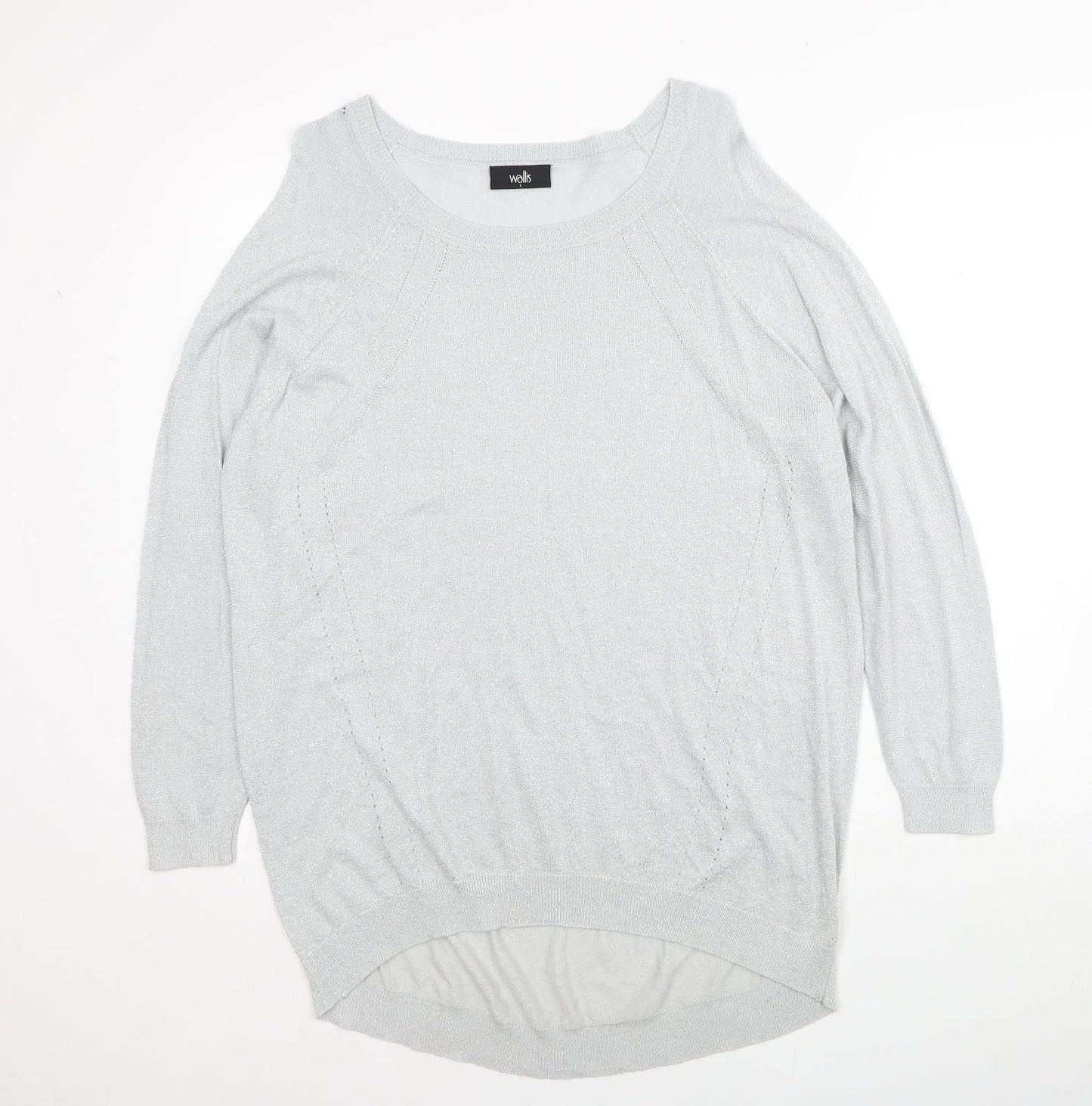 Womens UK Size L Wallis Grey Pullover Jumper
