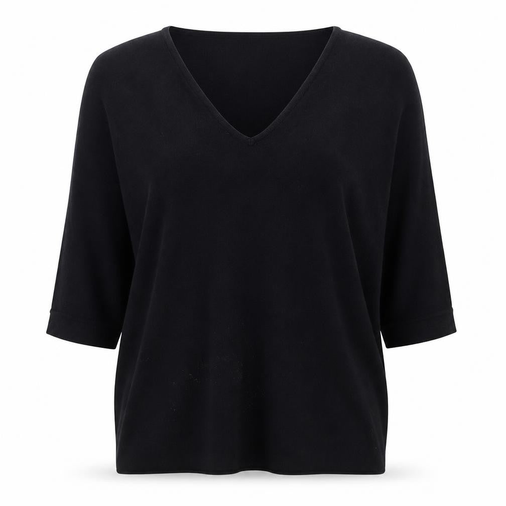 Womens UK Size M Debenhams Black Pullover Jumper