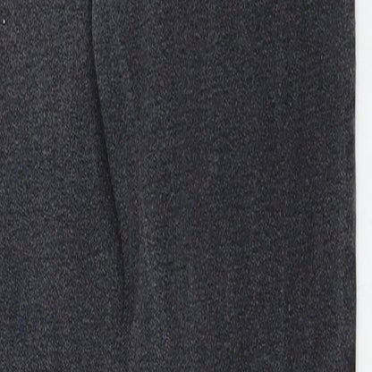 F&F Womens Black Cotton Jegging Jeans Size 8 Regular Zip