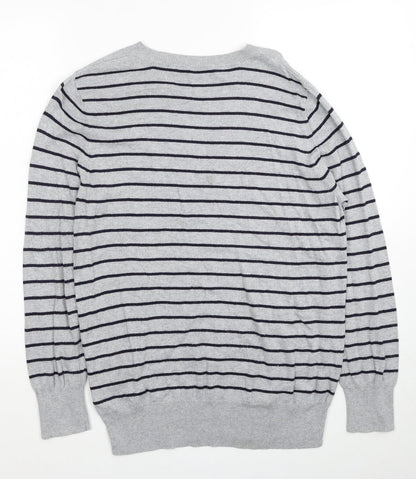 Womens UK Size M Oasis Grey Pullover Jumper