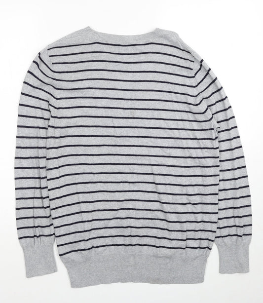 Womens UK Size M Oasis Grey Pullover Jumper