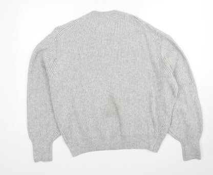 Womens UK Size L H&M Grey Pullover Jumper